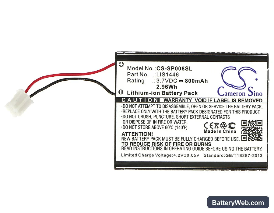 Sony CECHZK1GB Replacement Battery, 3.7V, 800mAh, Li-ion 5