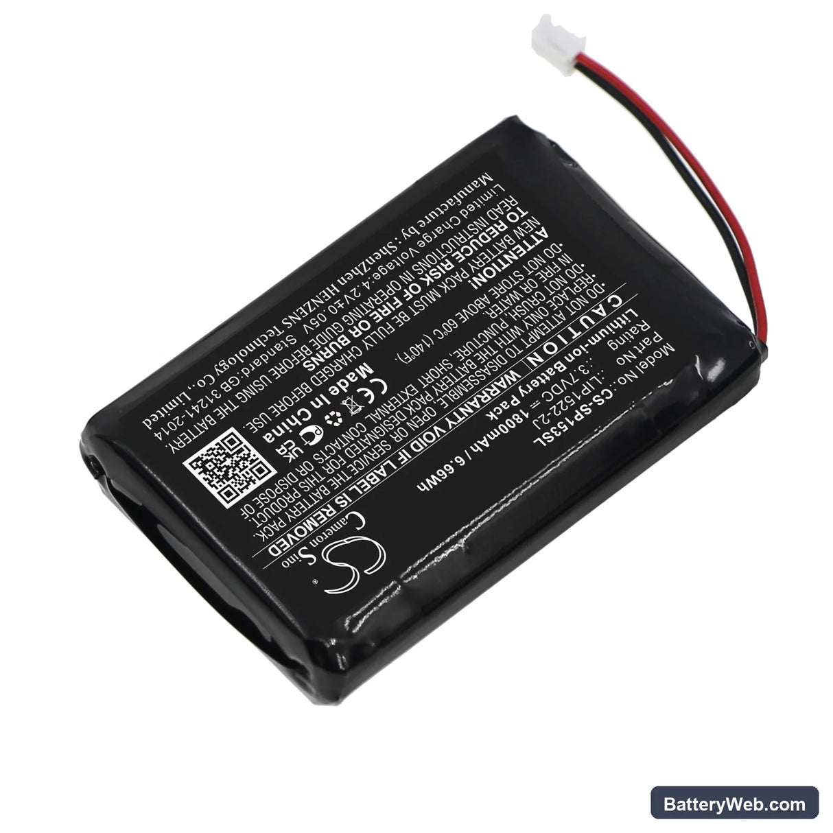 Sony CUH-ZCT2H Replacement Battery, 3.7V, 1800mAh, Li-ion 2