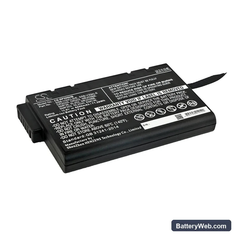 Commax Replacement Battery, 10.8V, 6600mAh, Li-ion 1