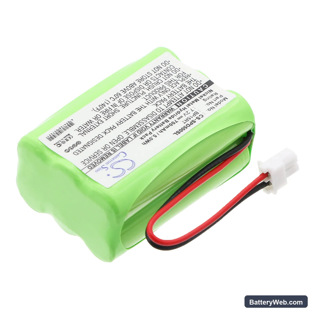 Dogtra Transmitter D500T Replacement Battery, 7.2V, 700mAh, Ni-MH 2