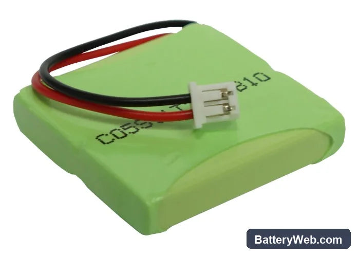 GP Replacement Battery, 2.4V, 500mAh, Ni-MH 3