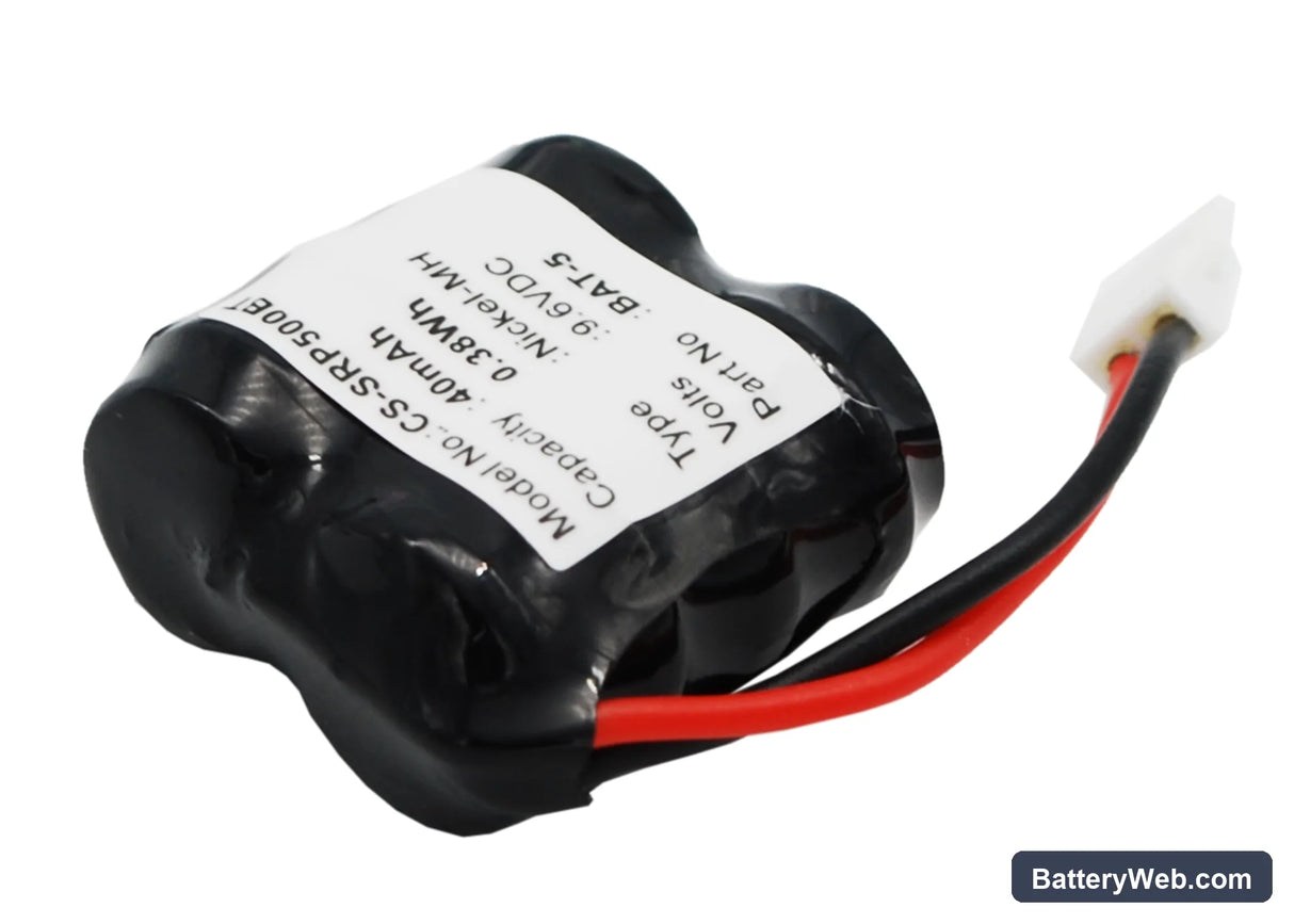 Perimeter SR-i500 Replacement Battery, 9.6V, 40mAh, Ni-MH 2