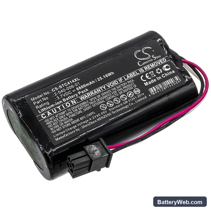 Soundcast MLD414 Replacement Battery, 3.7V, 6800mAh, Li-ion 1