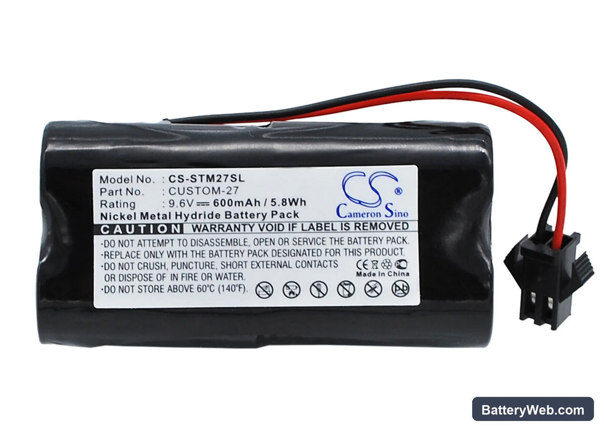 Tri-Tronics 1016200 Replacement Battery, 9.6V, 600mAh, Ni-MH 1