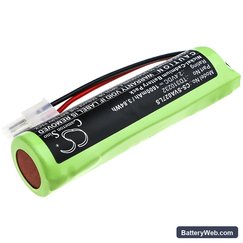 Schneider RILUX Replacement Battery, 2.4V, 1600mAh, Ni-CD 2