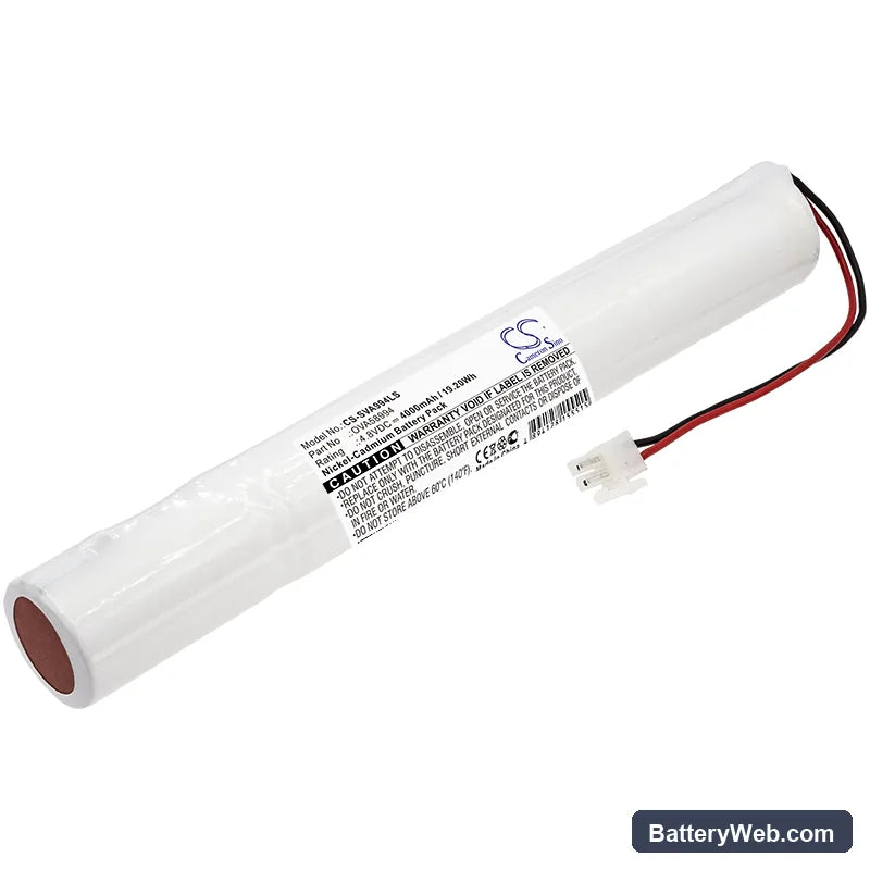 Schneider Exiway Class Replacement Battery, 4.8V, 4000mAh, Ni-CD 1