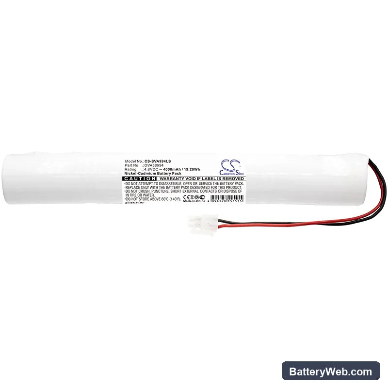 Schneider Exiway Class Replacement Battery, 4.8V, 4000mAh, Ni-CD 3