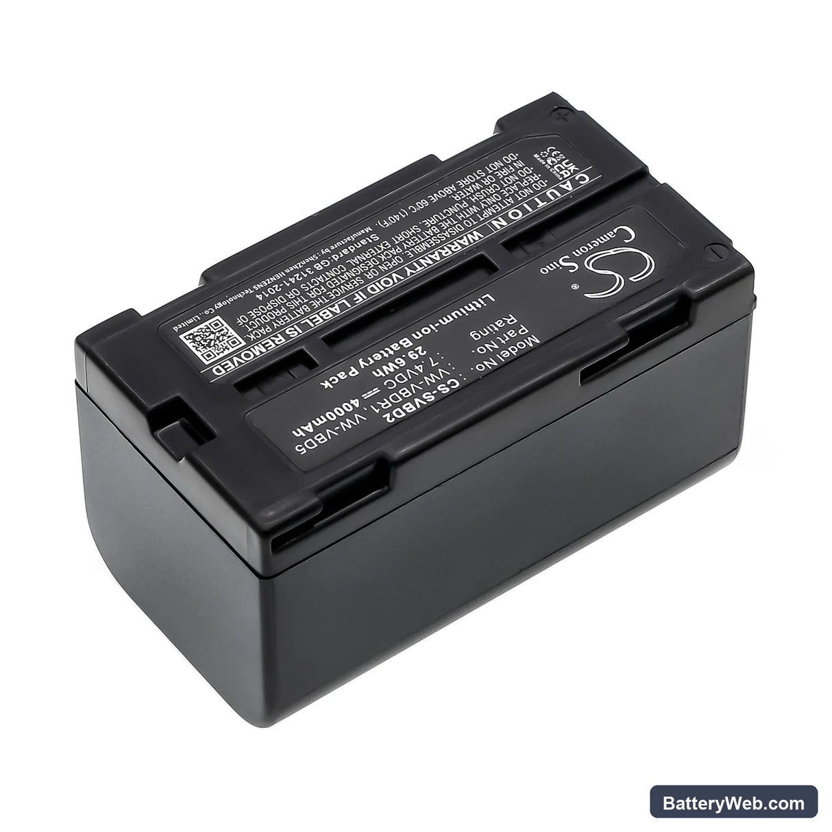 RCA CC-8251 Replacement Battery, 7.4V, 4000mAh, Li-ion 2