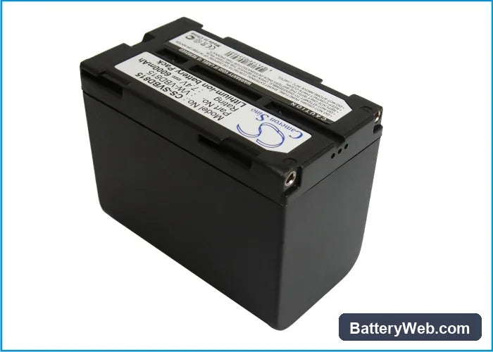 Panasonic NV-DX100 Replacement Battery, 7.4V, 6000mAh, Li-ion 4