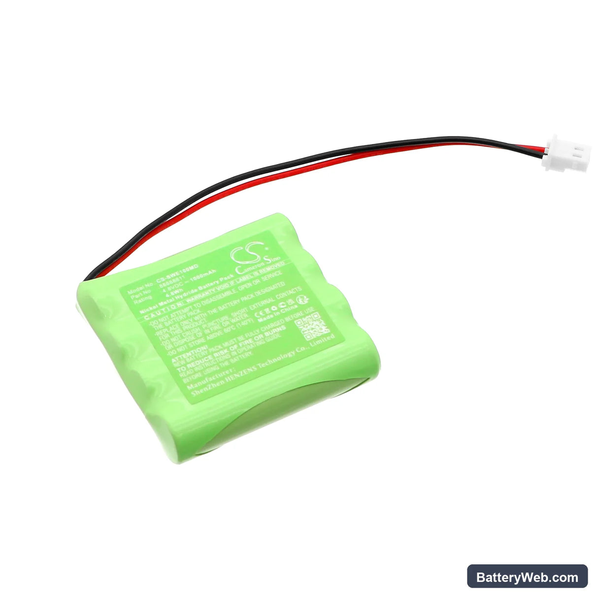 SCHWA ECO 2 Replacement Battery, 4.8V, 1000mAh, Ni-MH 1