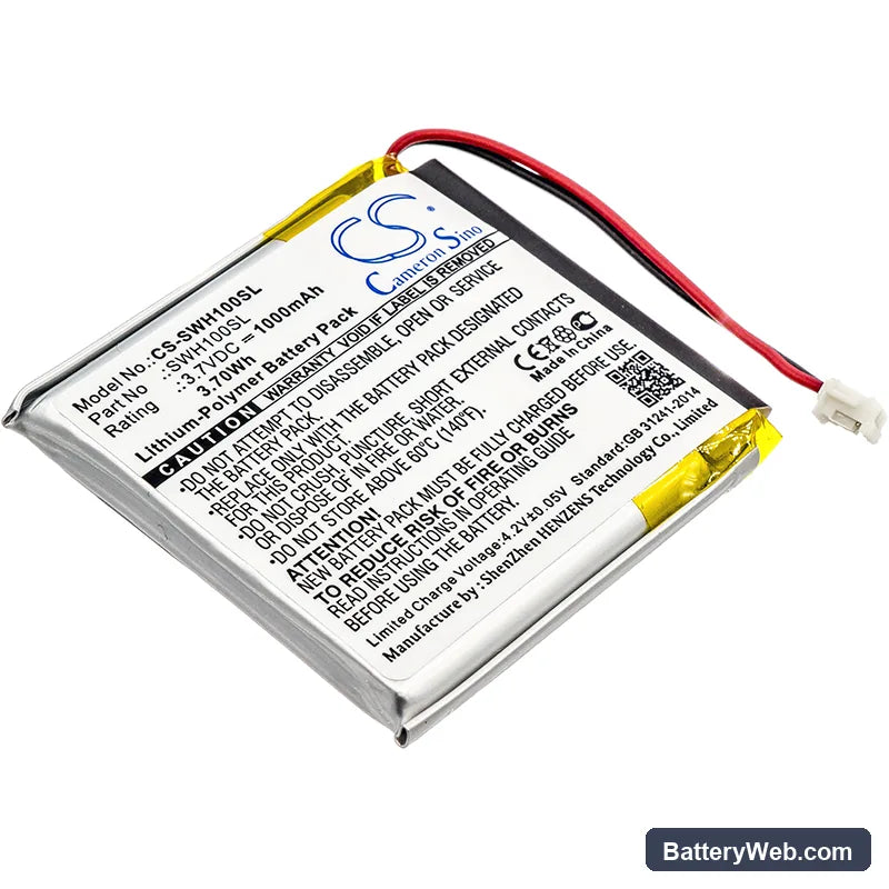 Sony WH-1000xM3 Replacement Battery, 3.7V, 1000mAh, Li-Polymer 1