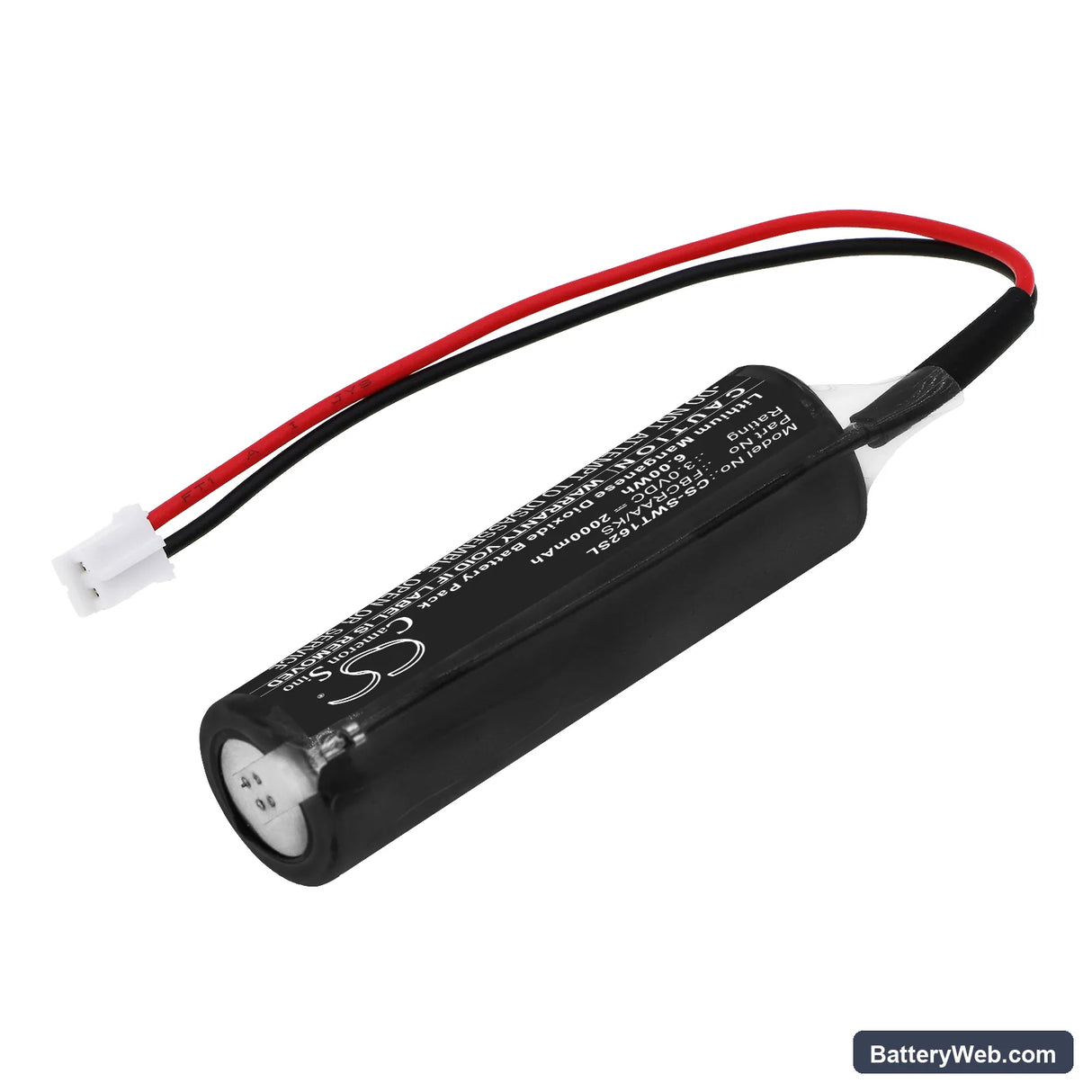 Siemens WTX16 Replacement Battery, 3V, 2000mAh, Li-MnO2 2