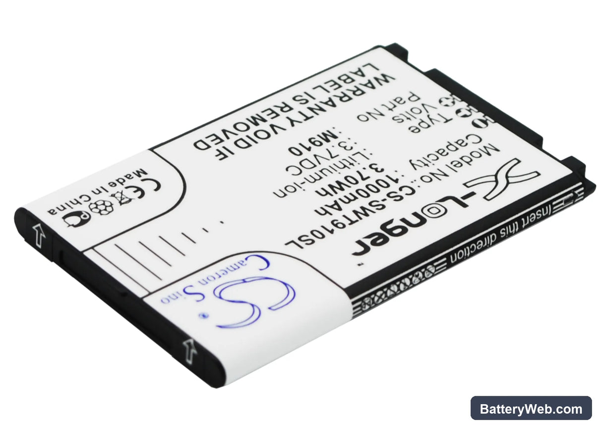 Switel M910 Replacement Battery, 3.7V, 1000mAh, Li-ion 3
