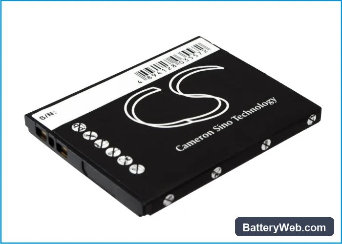 Sharp Waterpoof 935SH Replacement Battery, 3.7V, 700mAh, Li-ion 2