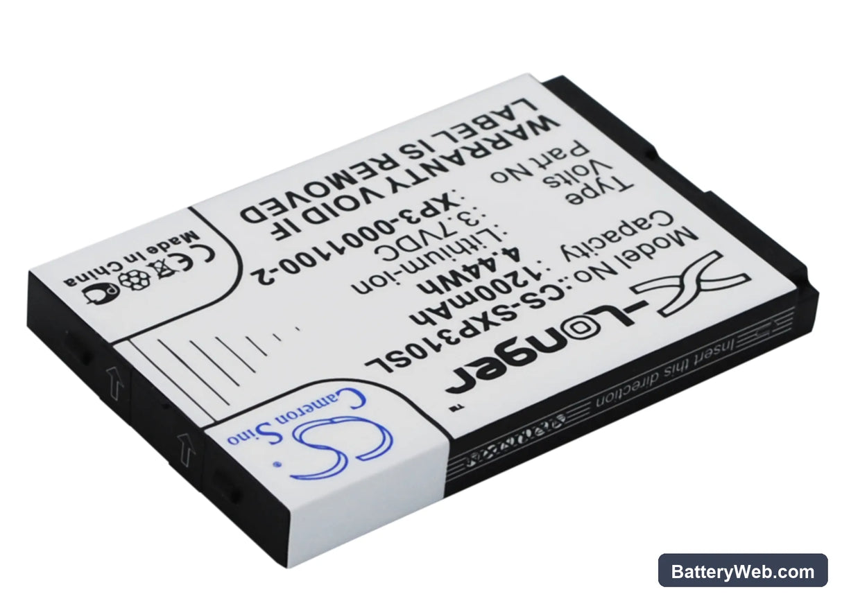 Socketmobile Sonim XP3-S Replacement Battery, 3.7V, 1200mAh, Li-ion 3