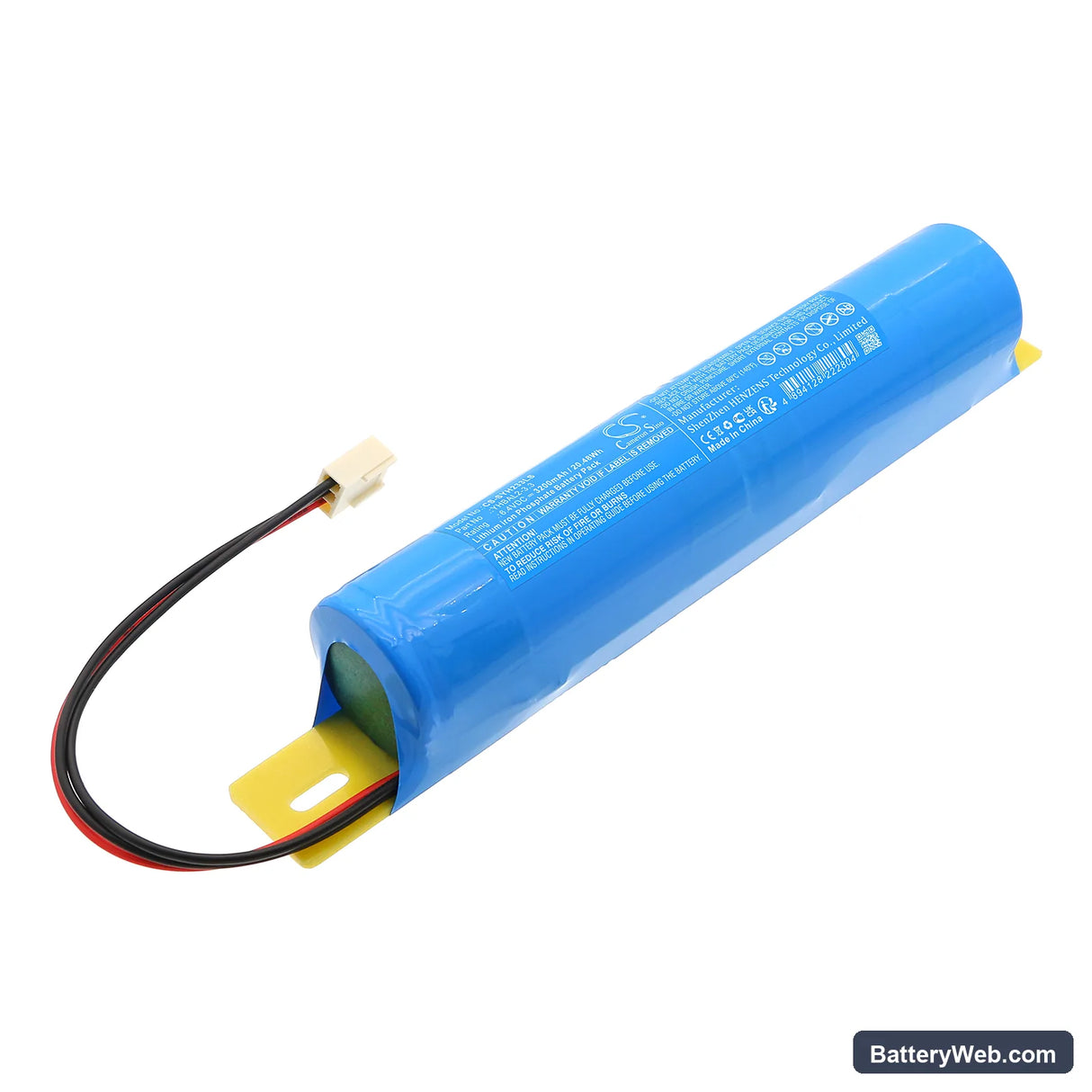 Streamer YHBAL2-3.3 Replacement Battery, 6.4V, 3200mAh, LiFePO4 1