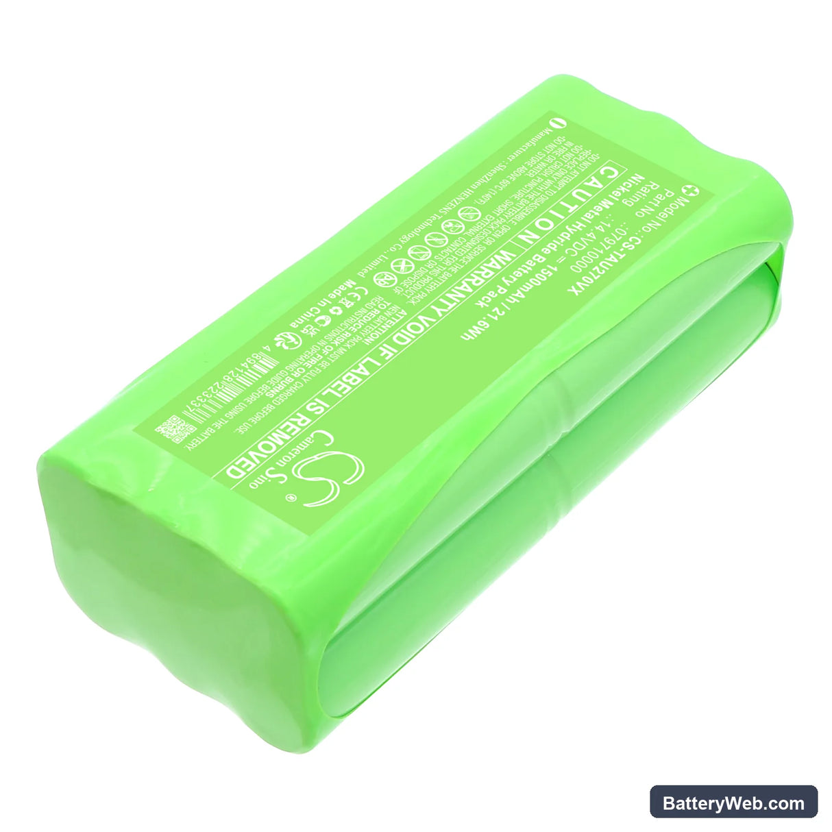 Taurus Saugroboter Striker Slim VER. II Replacement Battery, 14.4V, 1500mAh, Ni-MH 2