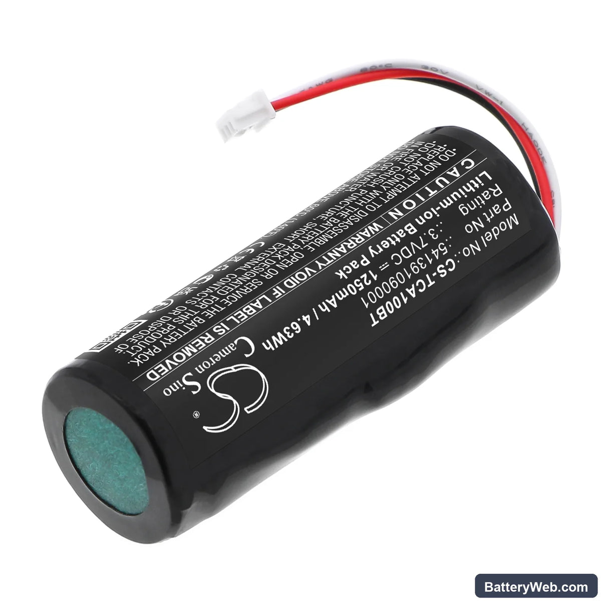 Technicolor TCHR1AZ0 Replacement Battery, 3.7V, 1250mAh, Li-ion 2