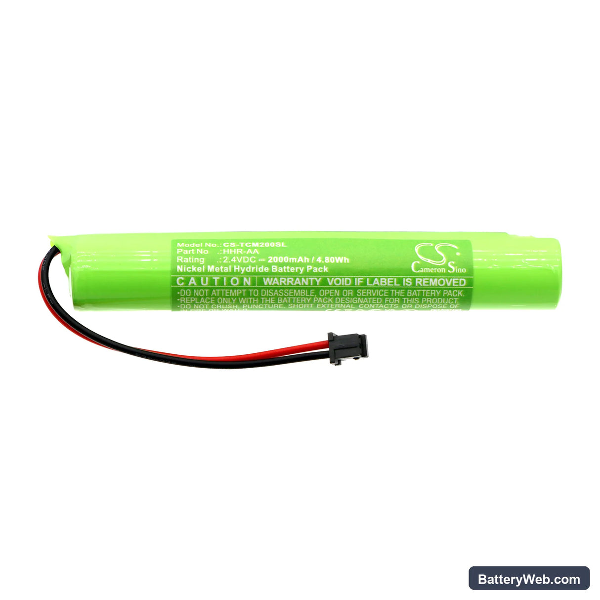TOHNICHI CEM10 Replacement Battery, 2.4V, 2000mAh, Ni-MH 3