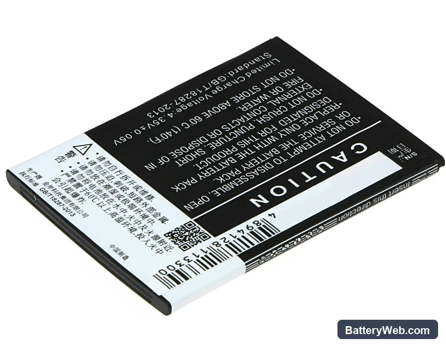 TCL TCL P588 Replacement Battery, 3.8V, 2000mAh, Li-Polymer 3
