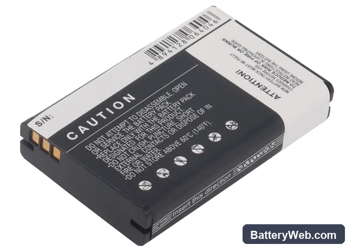 Tascam DR-1 Replacement Battery, 3.7V, 2100mAh, Li-ion 3