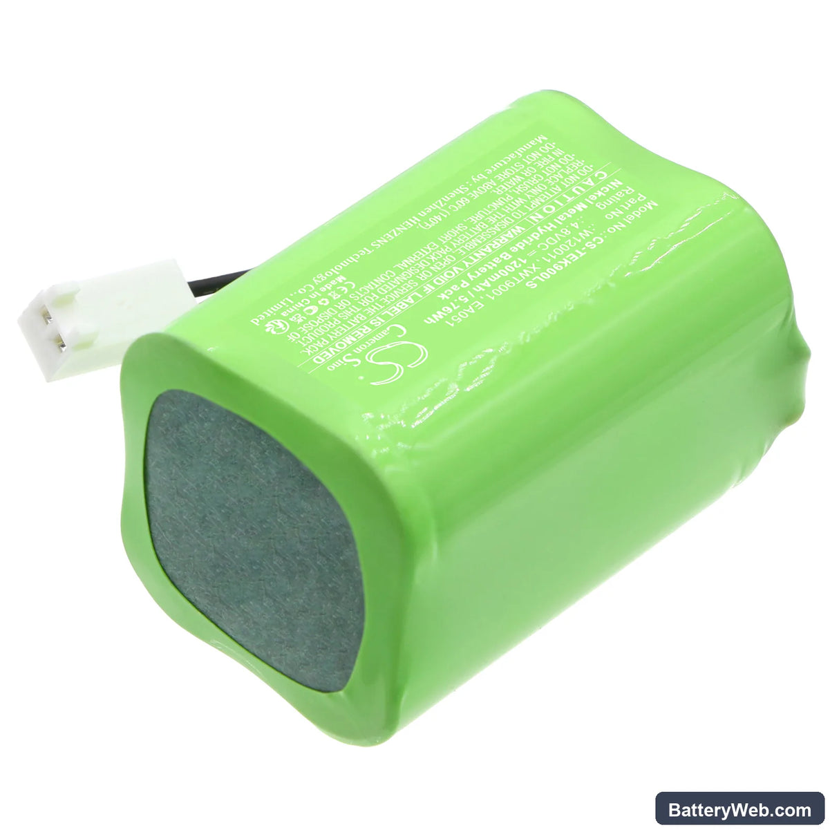 Teknoware ESC 90 Emergency Exit Light Replacement Battery, 4.8V, 1200mAh, Ni-MH 2