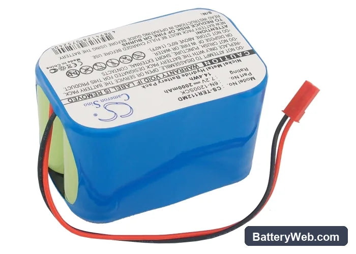 Terumo TE-112 Replacement Battery, 7.2V, 2000mAh, Ni-MH 2