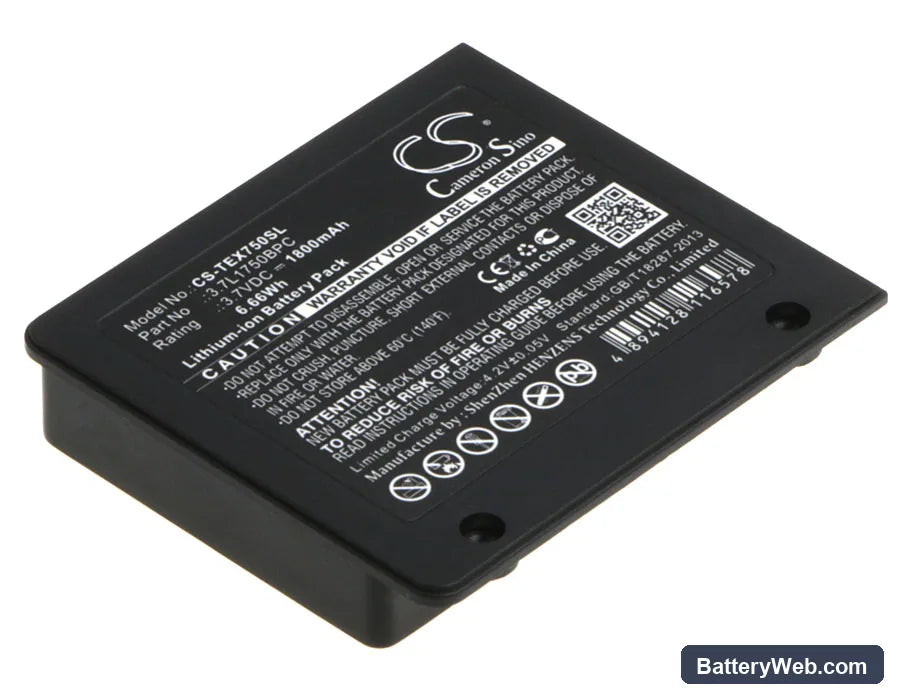 Texas Instruments TI-Planet Replacement Battery, 3.7V, 1800mAh, Li-ion 1