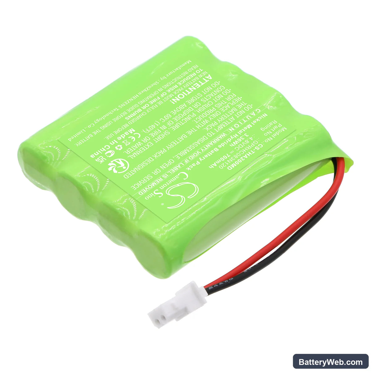 I-Tech Mio Care Replacement Battery, 4.8V, 700mAh, Ni-MH 2