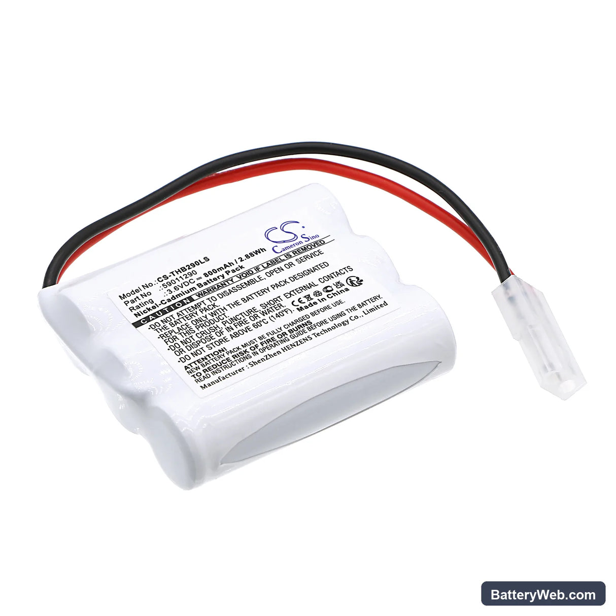 Thorn Voyager Blade 2 E3 Replacement Battery, 3.6V, 800mAh, Ni-CD 1