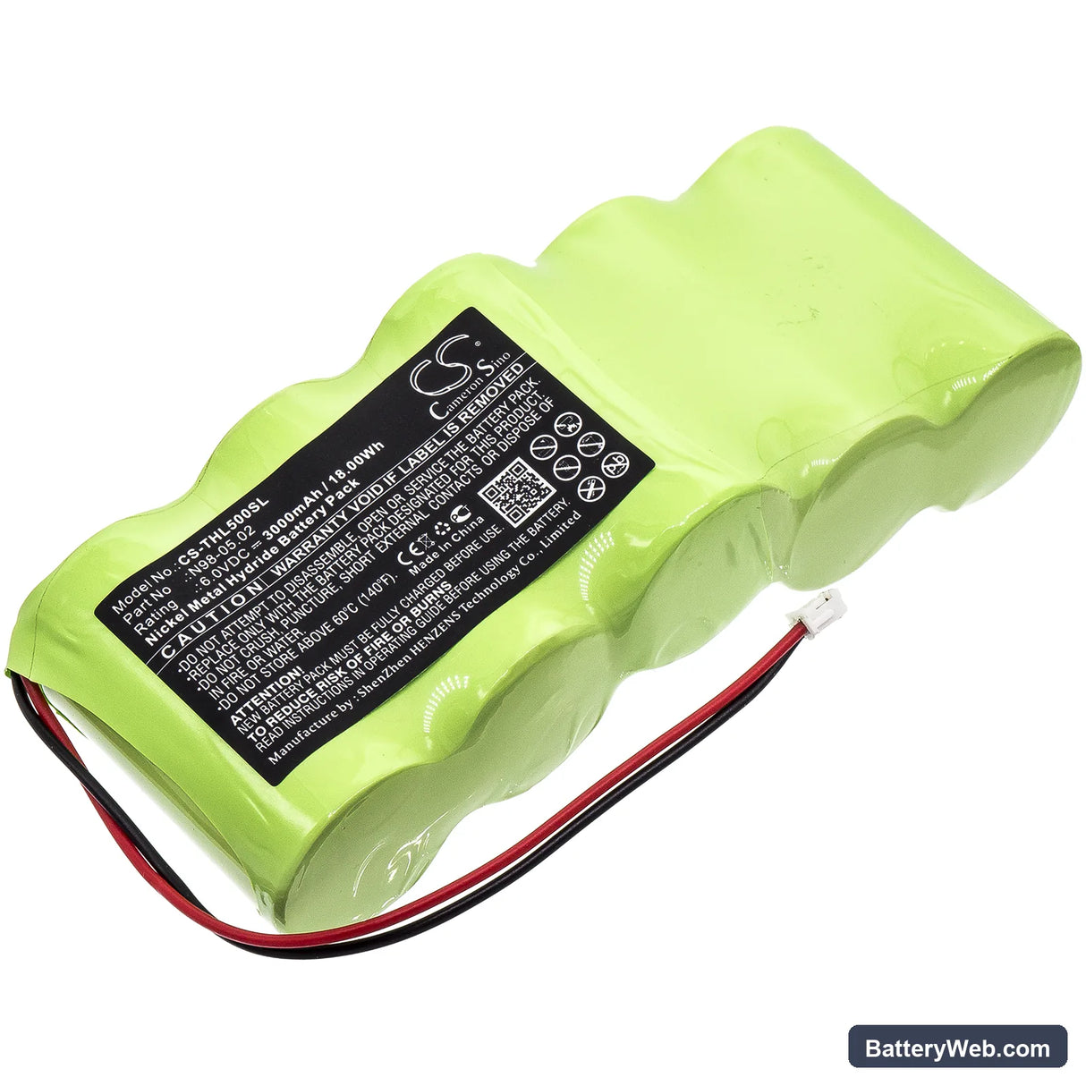 Theis Laser TPL 50 HV Replacement Battery, 6V, 3000mAh, Ni-MH 1