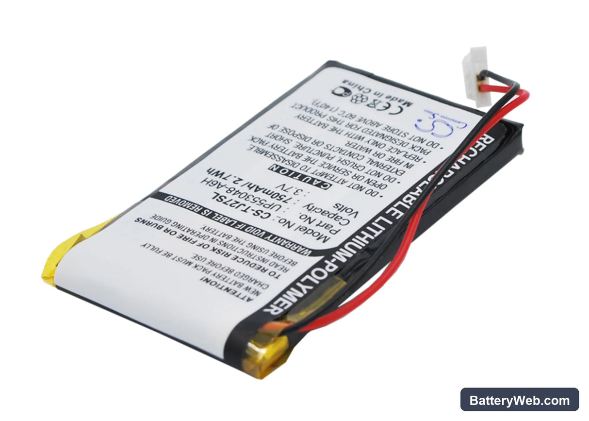 Sony Clie PEG-TJ27 Replacement Battery, 3.7V, 750mAh, Li-Polymer 3