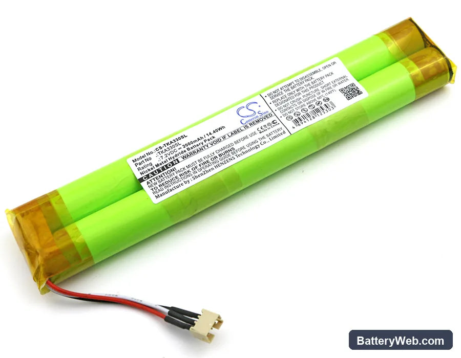TDK Life On Record A33 Replacement Battery, 7.2V, 2000mAh, Ni-MH 1