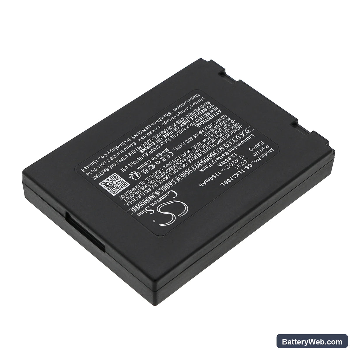 Tactilion G3 Replacement Battery, 7.4V, 1750mAh, Li-ion 2