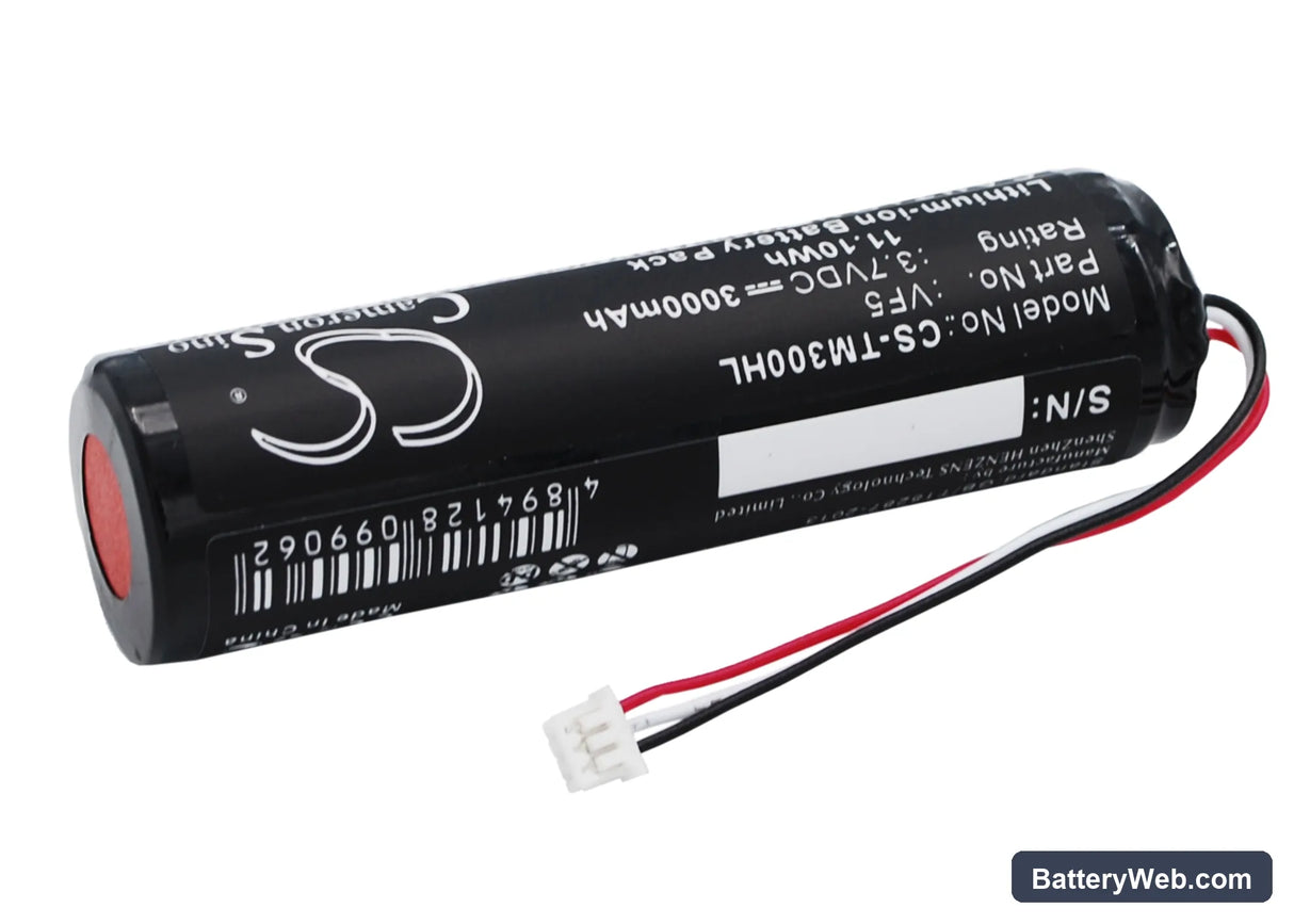 TomTom Go 300 Replacement Battery, 3.7V, 3000mAh, Li-ion 3