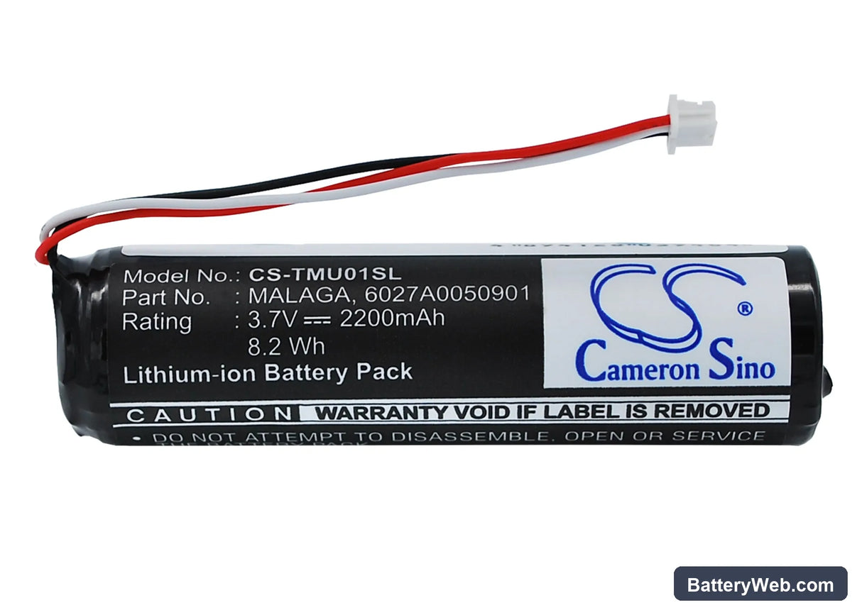 TomTom Urban Rider Replacement Battery, 3.7V, 2200mAh, Li-ion 1