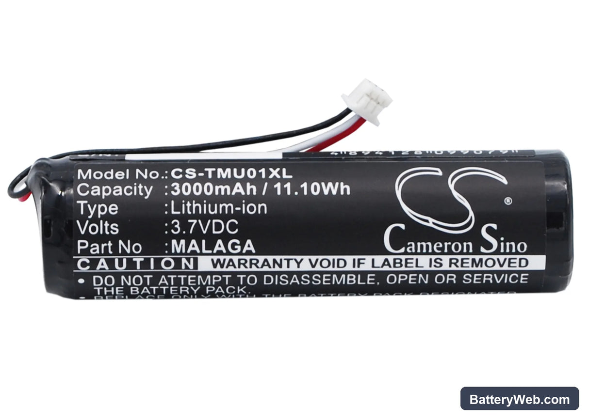 TomTom Urban Rider Replacement Battery, 3.7V, 3000mAh, Li-ion 1