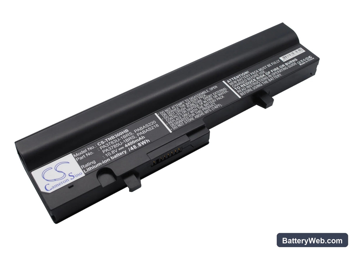 Toshiba Satellite NB300 Replacement Battery, 10.8V, 4400mAh, Li-ion 2