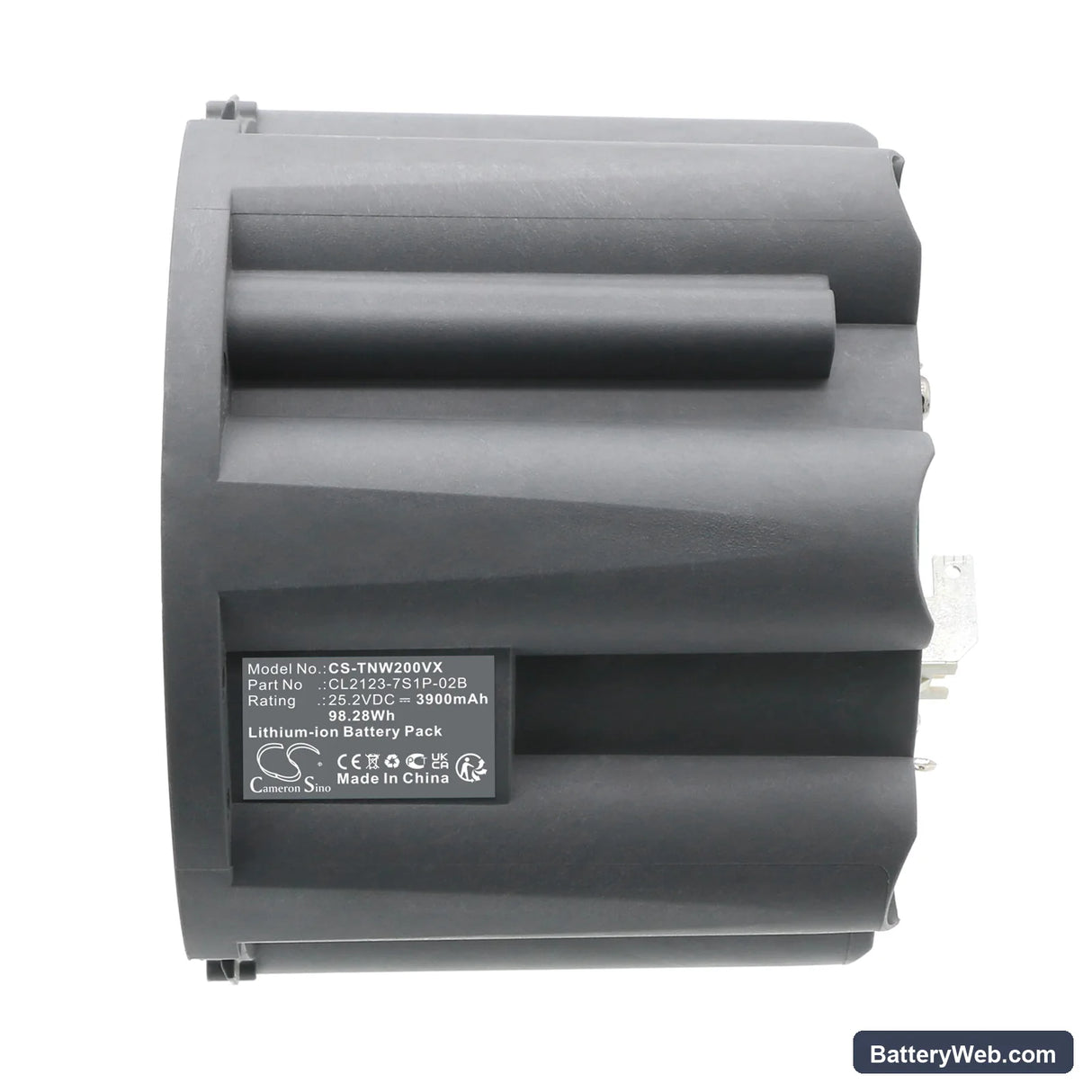 Tineco Floor One Booster Pro Replacement Battery, 25.2V, 3900mAh, Li-ion 5