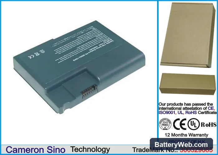 Toshiba Satellite 1730CDT Replacement Battery, 9.6V, 4500mAh, Ni-MH 1