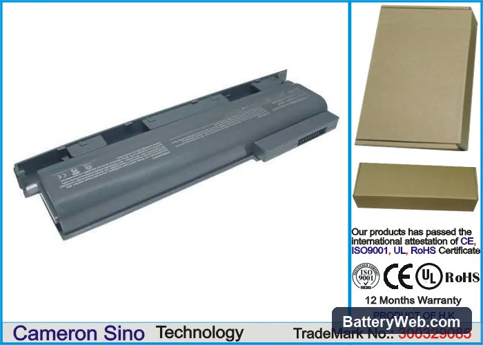 Toshiba Tecra 8200 Replacement Battery, 10.8V, 4400mAh, Li-ion 1