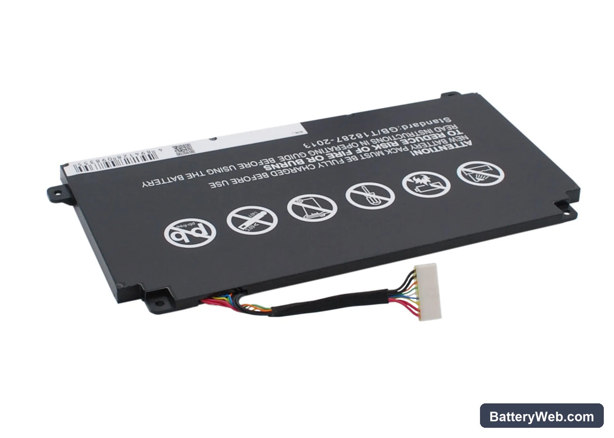 Toshiba Chromebook CB35 Replacement Battery, 10.8V, 3850mAh, Li-Polymer 5