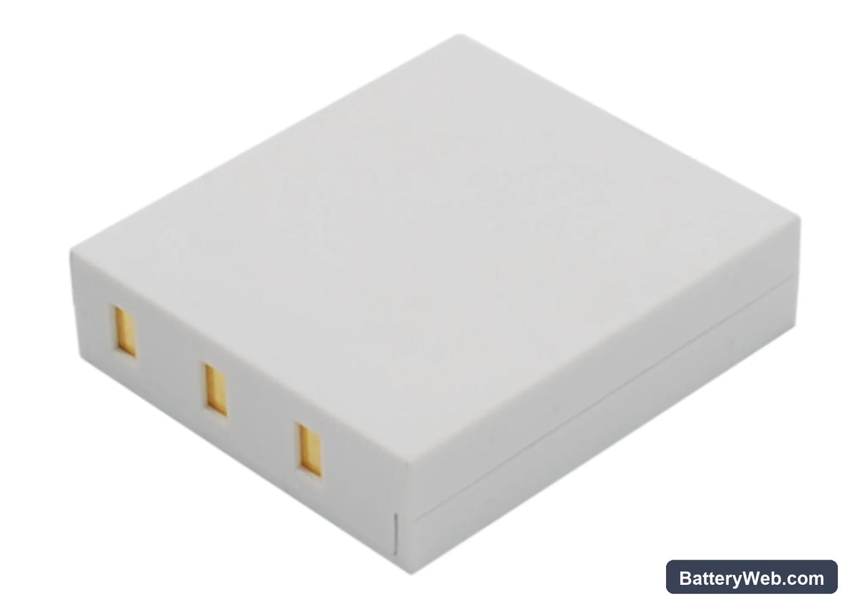 Toshiba gigashot V10 Replacement Battery, 3.7V, 1230mAh, Li-ion 5
