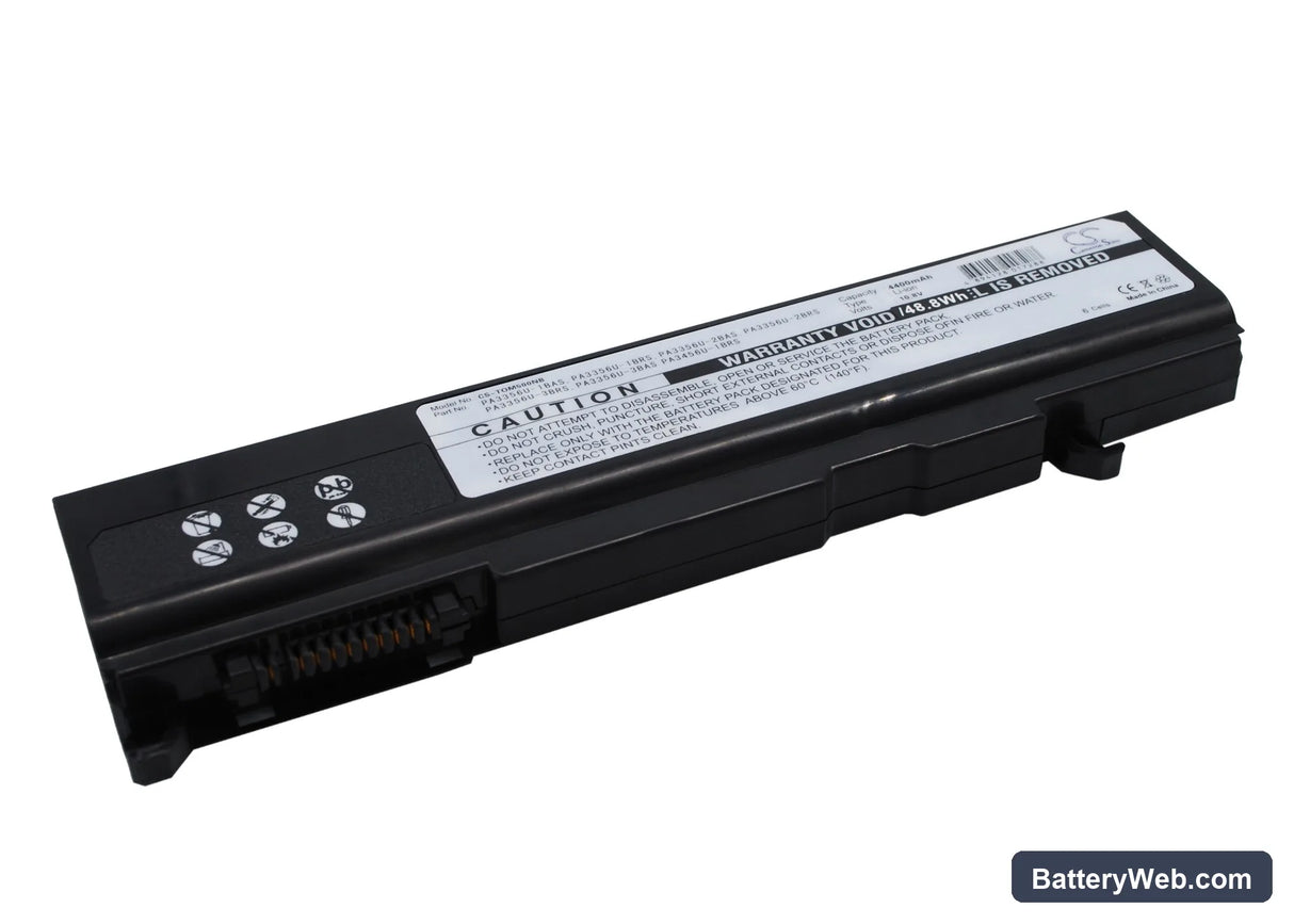 Toshiba Tecra A3X-165 Replacement Battery, 10.8V, 4400mAh, Li-ion 2