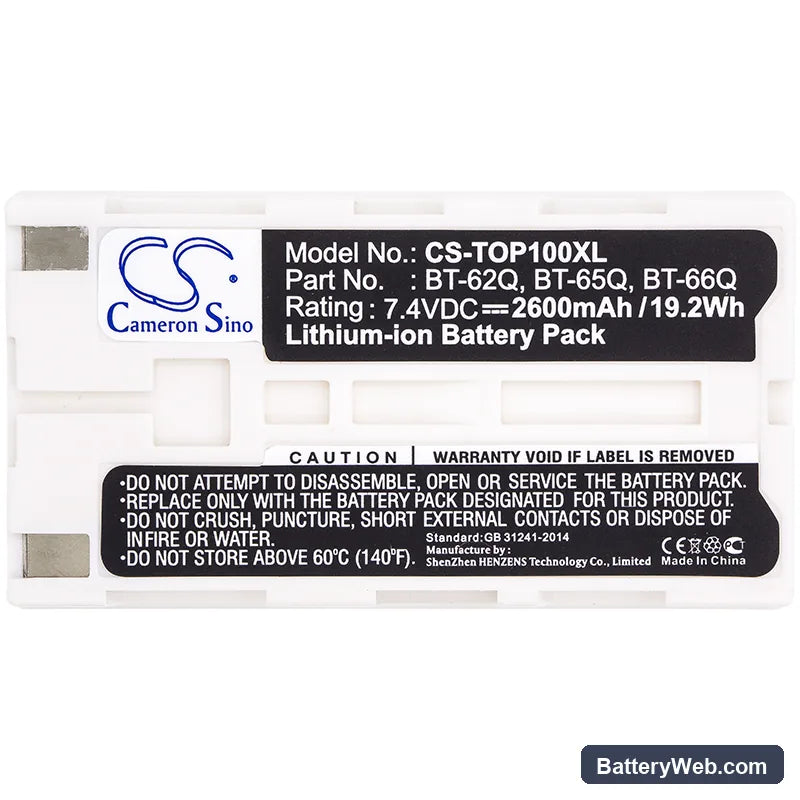 Amada Miyachii MM-410A Replacement Battery, 7.4V, 2600mAh, Li-ion 3