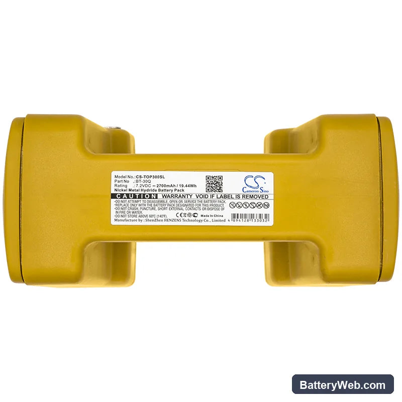 Topcon TPS-700 Replacement Battery, 7.2V, 2700mAh, Ni-MH 5