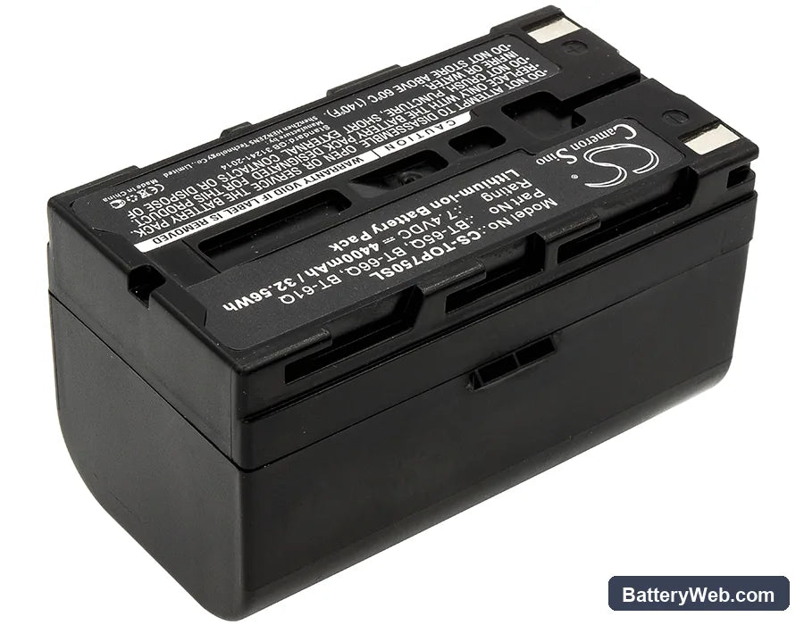 Topcon Field Controller FC100 Replacement Battery, 7.4V, 4400mAh, Li-ion 2