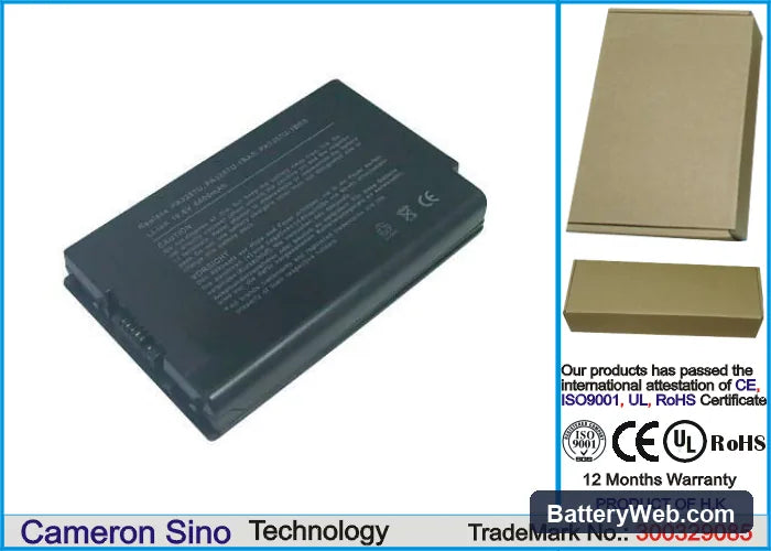 Toshiba Tecra S1 Replacement Battery, 10.8V, 6600mAh, Li-ion 1