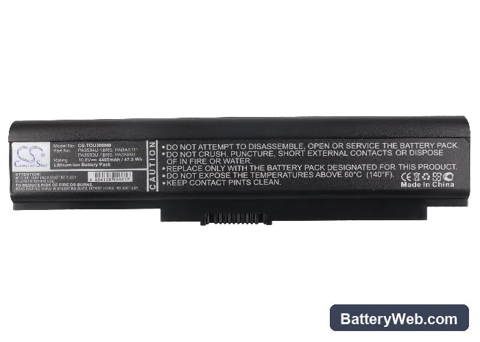 Toshiba Dynabook CX/45C Replacement Battery, 10.8V, 4400mAh, Li-ion 5