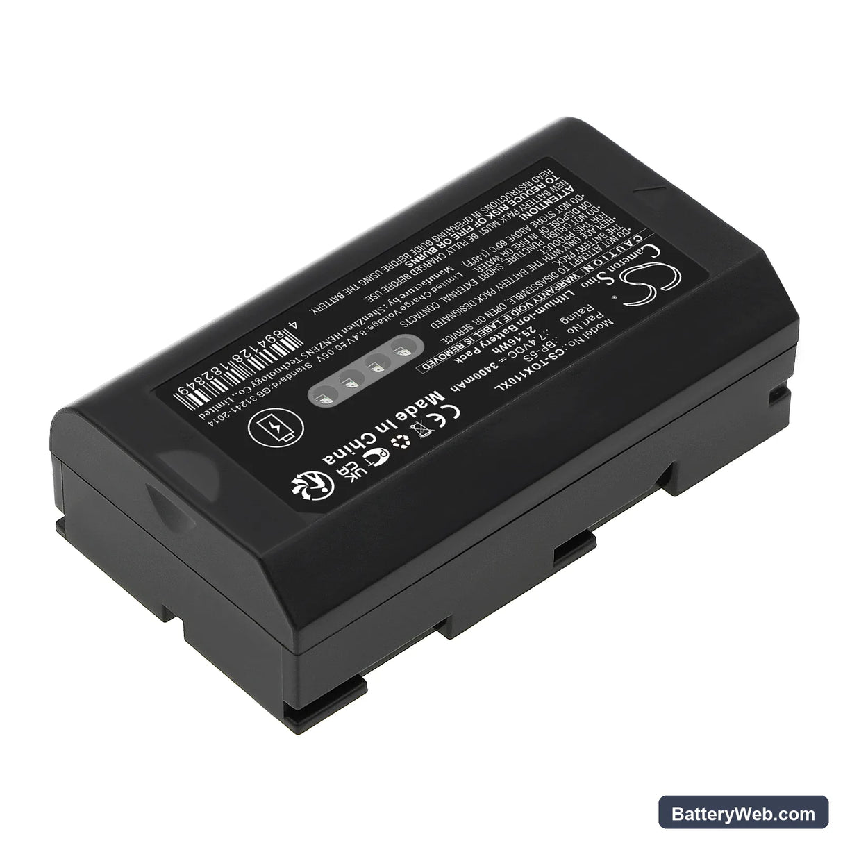 Topcon STONEX Unistrong Replacement Battery, 7.4V, 3400mAh, Li-ion 2